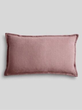 NWOT Quince European Linen Flange Edge Pillow Cover in Fig